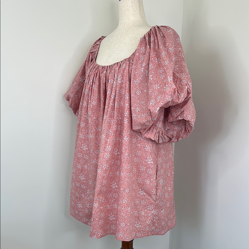 Pink Floral Mini Dress - Picture 3 of 7
